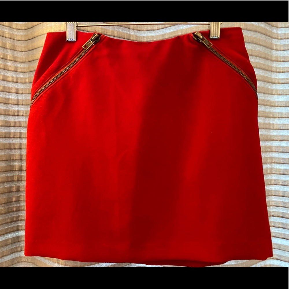 BCBGeneration zipper detail mini skirt